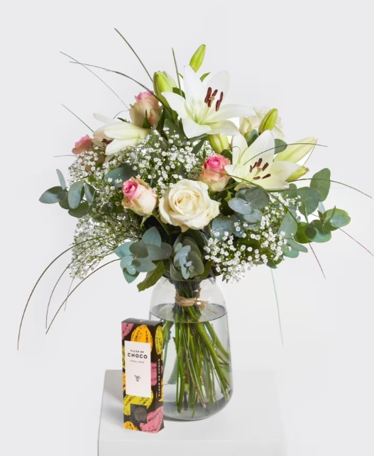 Zarte Blütenträumerei mit Fleur de Choco