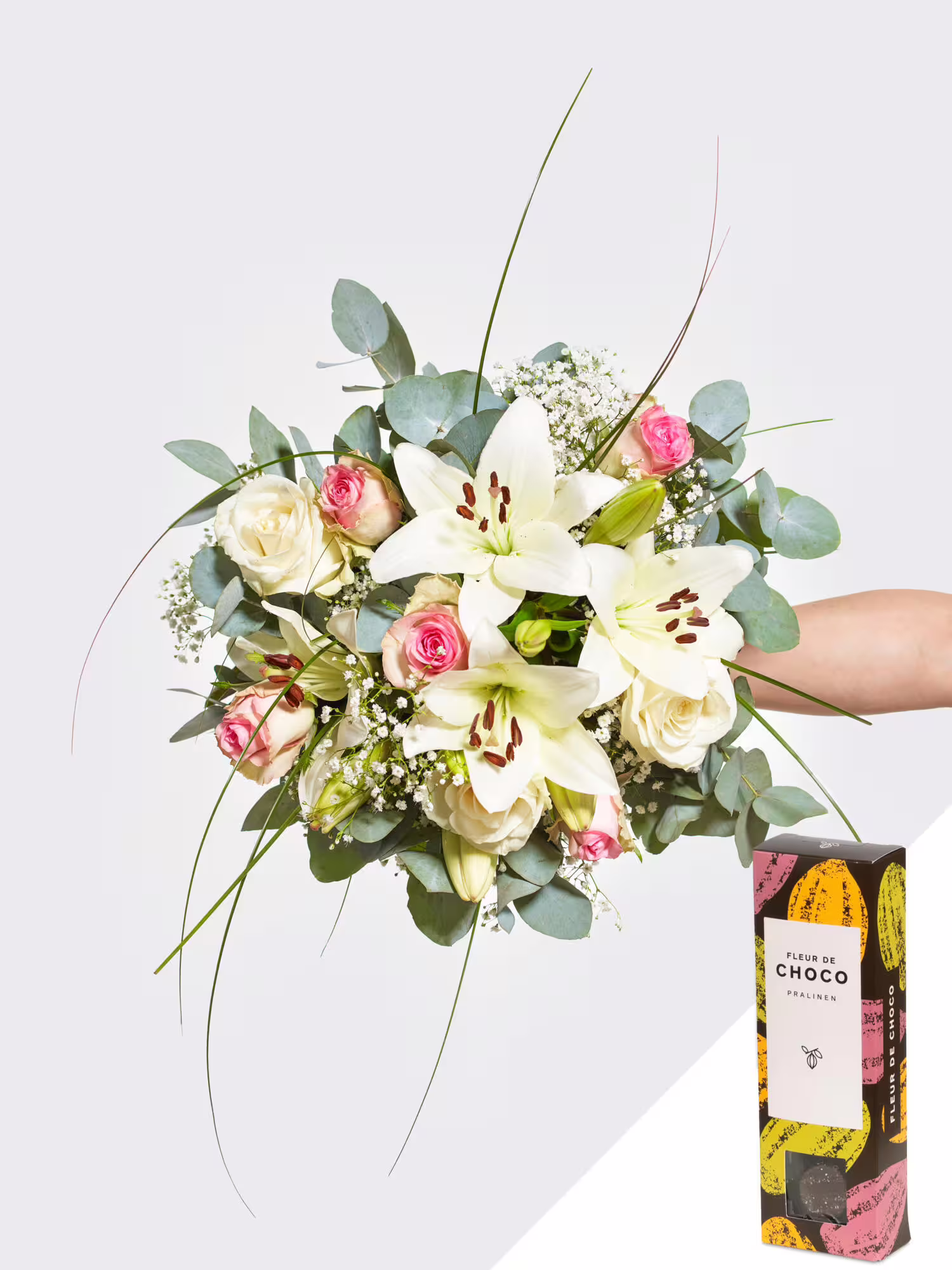 Zarte Blütenträumerei mit Fleur de Choco