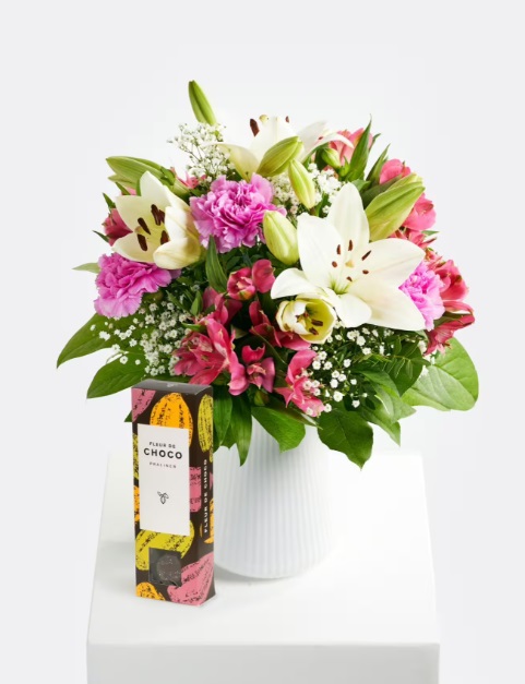 Fröhlich und aufgeweckt mit Fleur de Choco Lilien