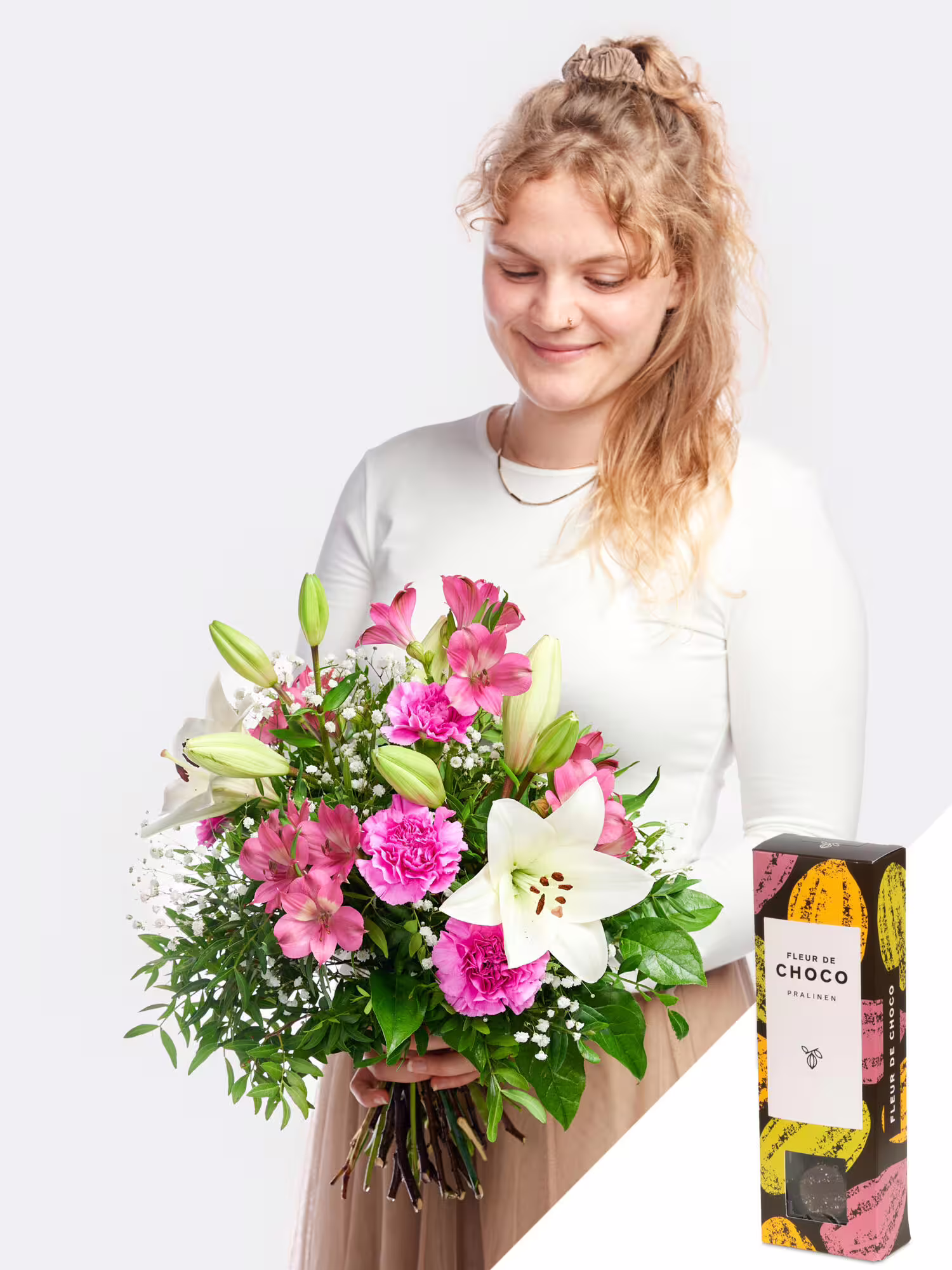 Fröhlich und aufgeweckt mit Fleur de Choco Lilien